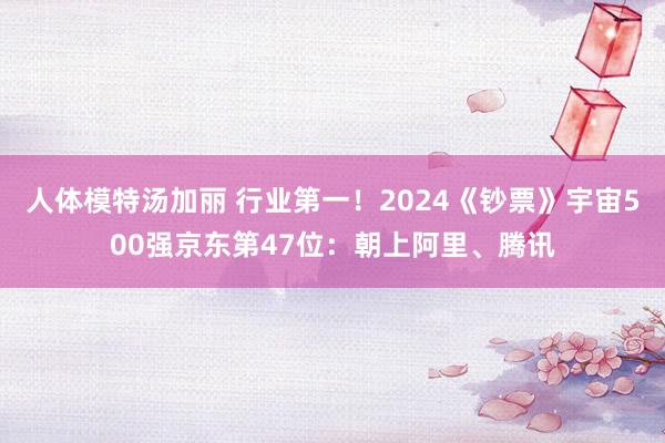 人体模特汤加丽 行业第一！2024《钞票》宇宙500强京东第47位：朝上阿里、腾讯