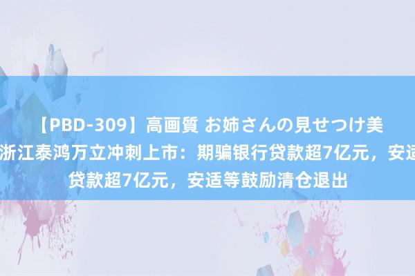 【PBD-309】高画質 お姉さんの見せつけ美尻＆美脚の誘惑 浙江泰鸿万立冲刺上市：期骗银行贷款超7亿元，安适等鼓励清仓退出