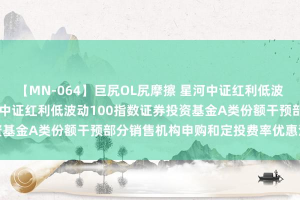 【MN-064】巨尻OL尻摩擦 星河中证红利低波动100指数A: 对于星河中证红利低波动100指数证券投资基金A类份额干预部分销售机构申购和定投费率优惠活动的公告